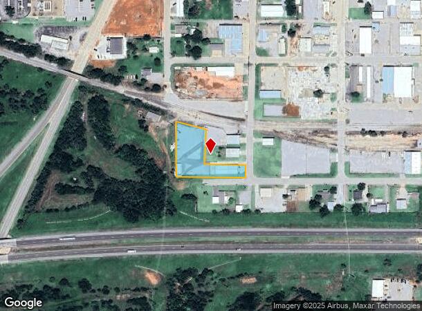  325 S 8Th St, Weatherford, OK Parcel Map