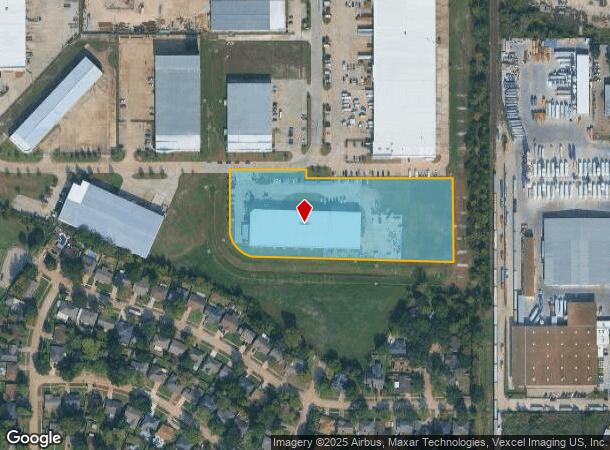  6410 Langfield Rd, Houston, TX Parcel Map