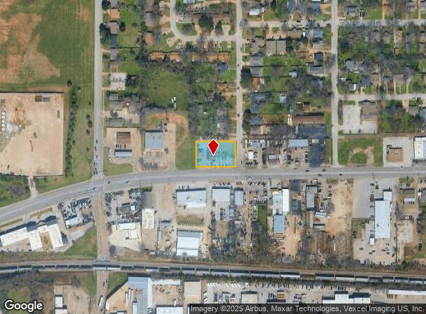  1101 W Division St, Arlington, TX Parcel Map