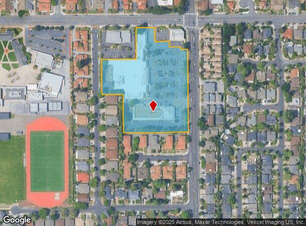 15525 Union Ave, Los Gatos, CA Parcel Map
