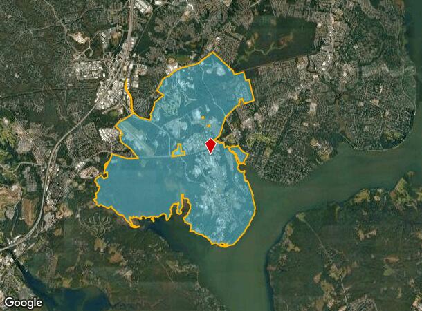 5800 Pole Rd, Fort Belvoir, VA Parcel Map