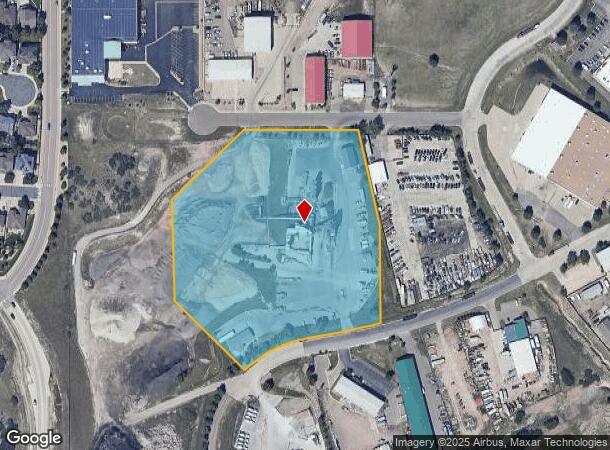 1101 Topeka Way, Castle Rock, CO Parcel Map