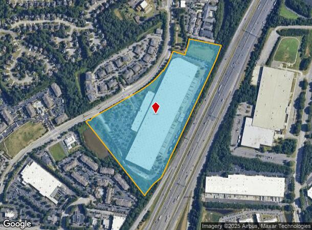  1340 Satellite Blvd Nw, Suwanee, GA Parcel Map