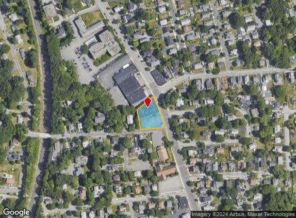  1117 Main St, Wakefield, MA Parcel Map