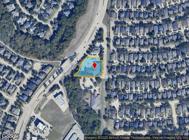  598 Old Custer Rd, Allen, TX Parcel Map