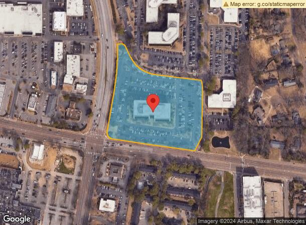  6750 Poplar Ave, Germantown, TN Parcel Map