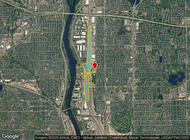 80 44Th Ave Ne, Fridley, MN Parcel Map