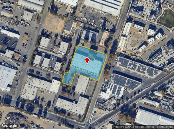  1106 N D St, Sacramento, CA Parcel Map