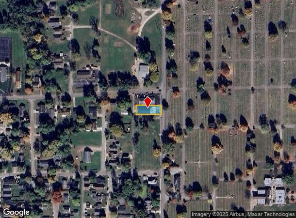  652 N Gladstone Ave, Columbus, IN Parcel Map