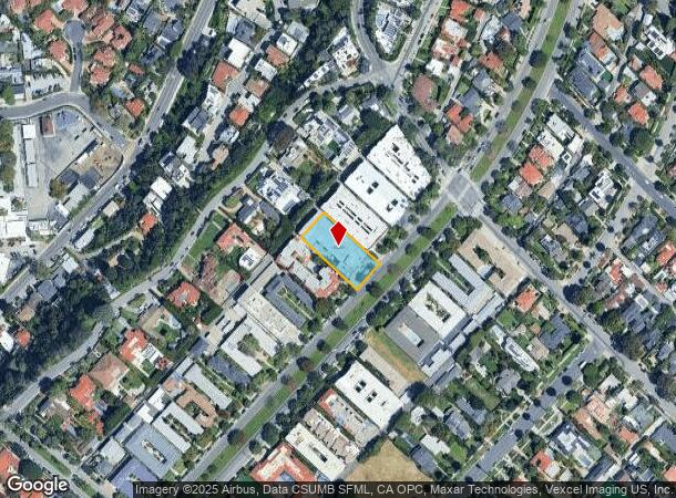  537 San Vicente Blvd, Santa Monica, CA Parcel Map