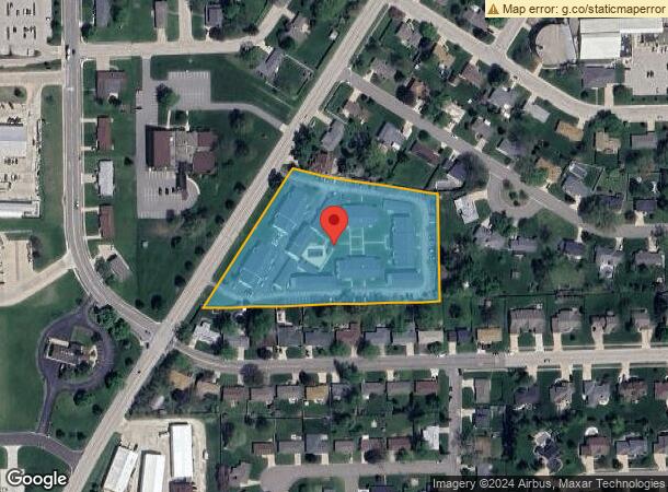  1240 S Main St, Morton, IL Parcel Map