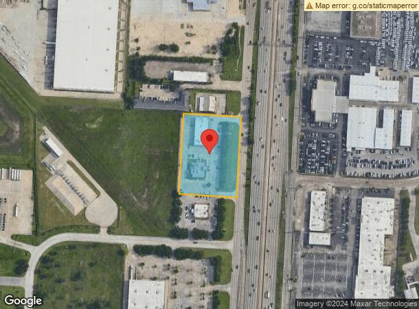  10961 North Fwy, Houston, TX Parcel Map