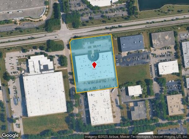 615 Enterprise St, Aurora, IL Parcel Map