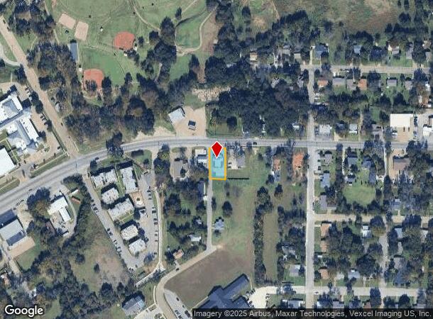  1022 W Pearl St, Granbury, TX Parcel Map