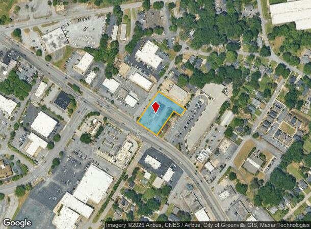  1601 Laurens Rd, Greenville, SC Parcel Map