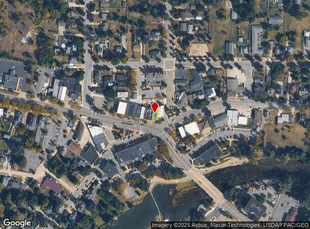 100 Main St, Dundee, MI Parcel Map