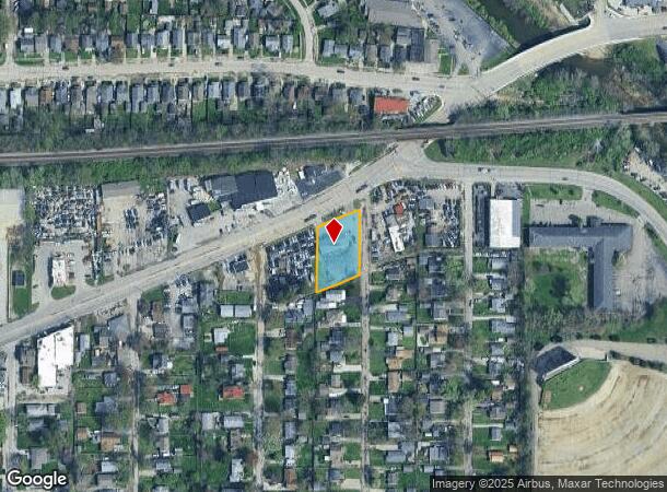  3545 W Washington St, Indianapolis, IN Parcel Map