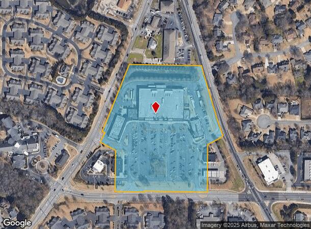  270 Rucker Rd, Alpharetta, GA Parcel Map