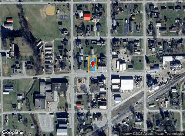 22 W Main St, Medora, IN Parcel Map