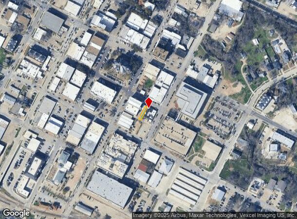  110 E Franklin St, Waxahachie, TX Parcel Map