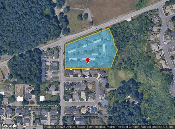 2040 N Redwood St, Canby, OR Parcel Map