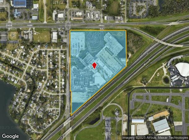  7439 E Hillsborough Ave, Tampa, FL Parcel Map