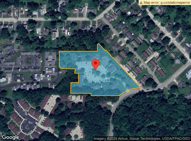  1264 Southeast Blvd, Salem, OH Parcel Map