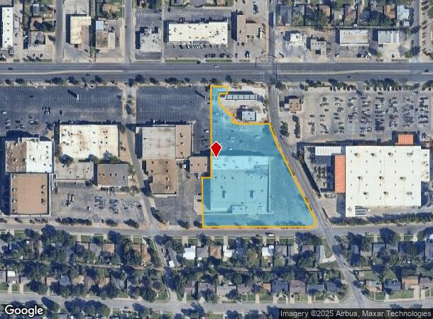  2709 50Th St, Lubbock, TX Parcel Map