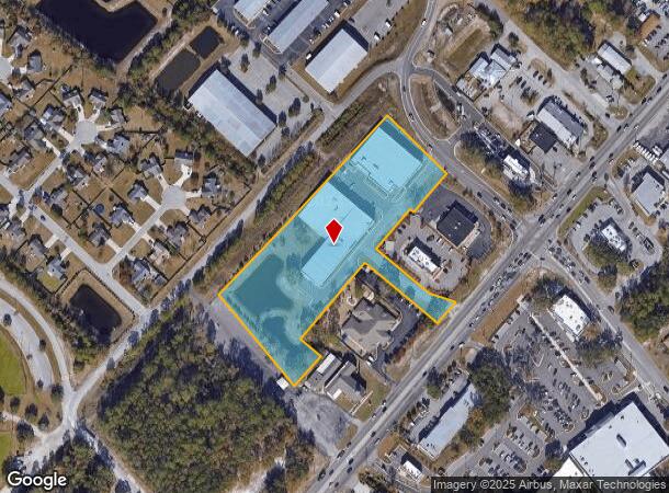  7135 Market St, Wilmington, NC Parcel Map