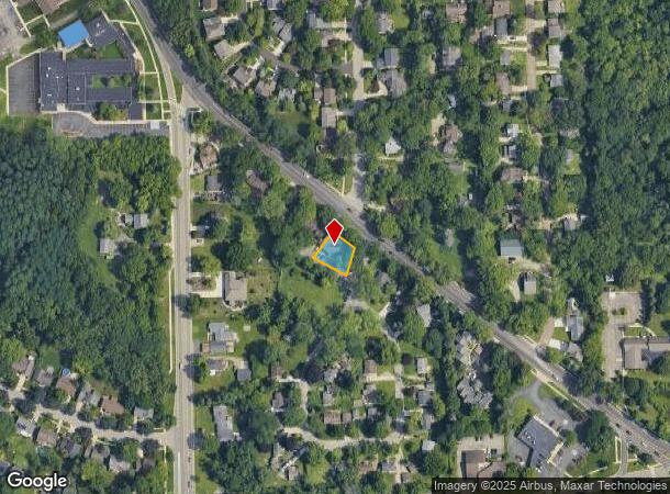  2626 Packard St, Ann Arbor, MI Parcel Map