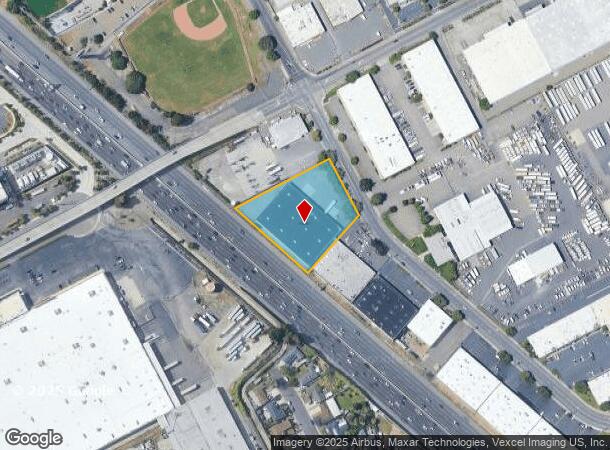  2721 Teagarden St, San Leandro, CA Parcel Map