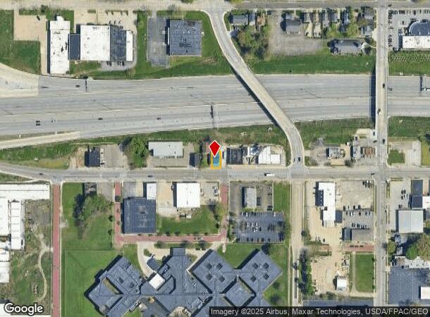  185 E 1/2 E South St E, Akron, OH Parcel Map