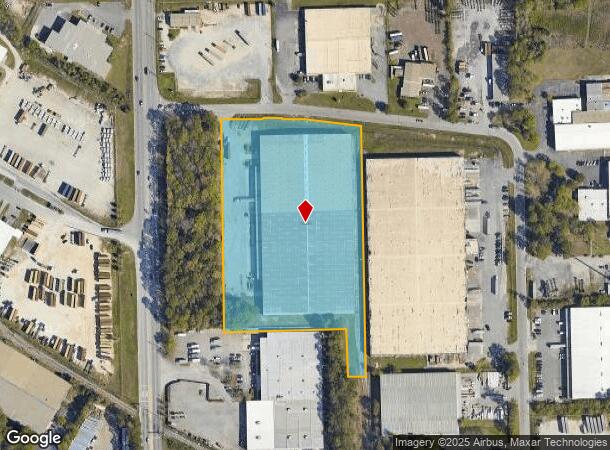900 Commerce Cir, Hanahan, SC Parcel Map