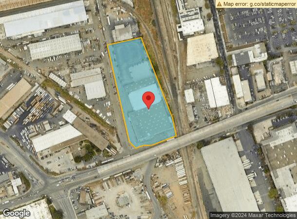  2002 Davis St, San Leandro, CA Parcel Map