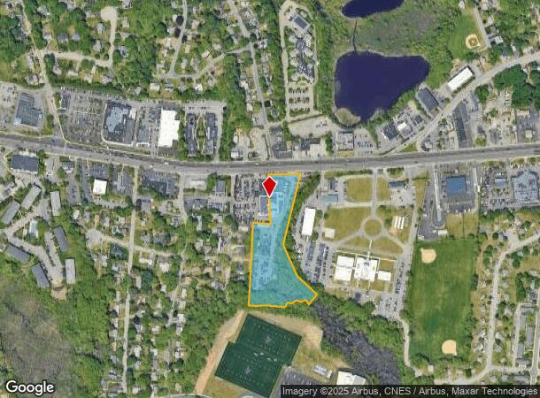 500 Worcester Rd, Framingham, MA Parcel Map