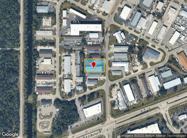  1207 Enterprise Dr, Port Charlotte, FL Parcel Map