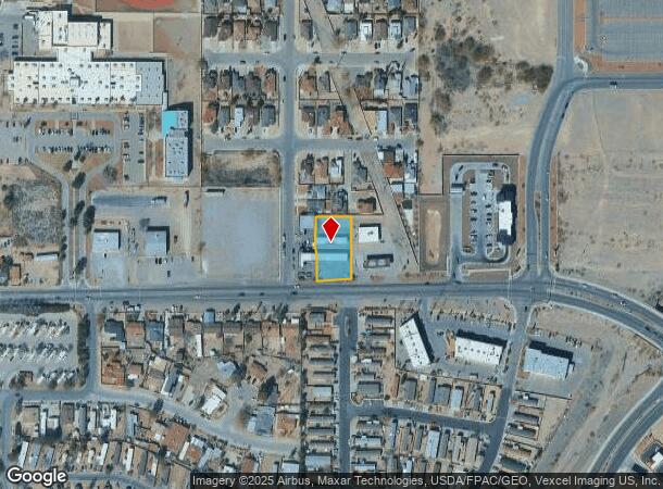851 Talbot Ave, Canutillo, TX Parcel Map