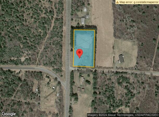  80542 Cemetery Rd, Butternut, WI Parcel Map