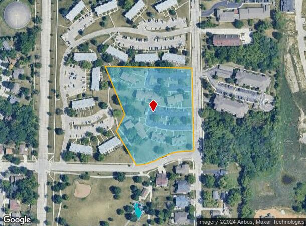  1512 Big Bend Rd, Waukesha, WI Parcel Map