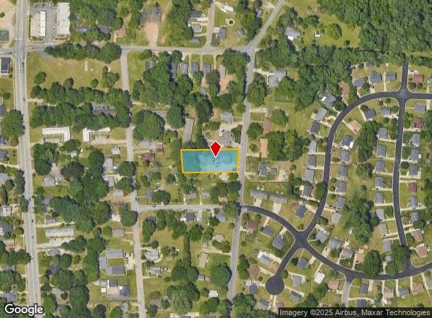  3425 Martin Ave, Greensboro, NC Parcel Map