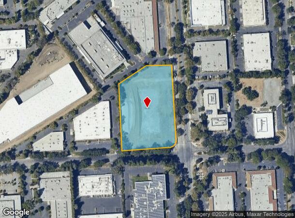  2105 Lundy Ave, San Jose, CA Parcel Map