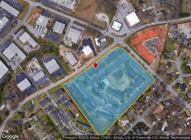 288 Old Mill Rd, Mauldin, SC Parcel Map