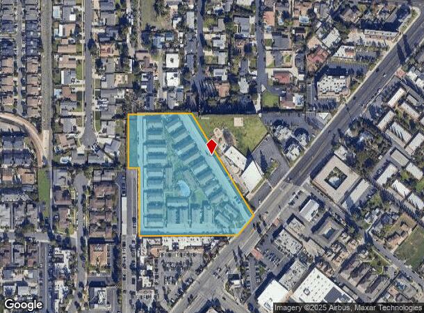 12921 Newport Ave, Tustin, CA Parcel Map