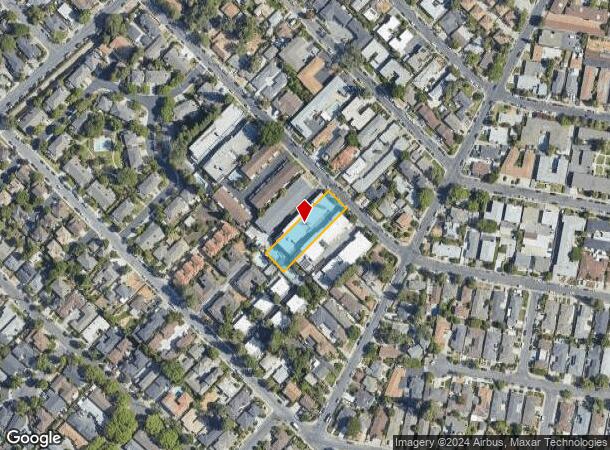  1442 Gordon St, Redwood City, CA Parcel Map