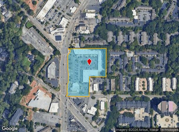  3653 Roswell Rd Ne, Atlanta, GA Parcel Map