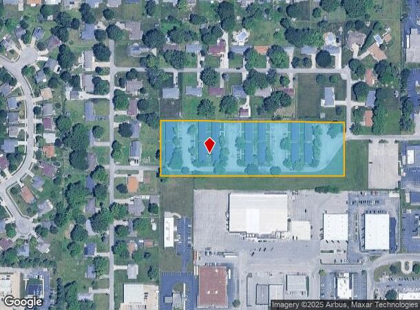1716 E 50Th St, Anderson, IN Parcel Map