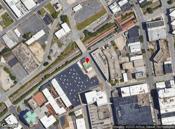  110 S Elm St, High Point, NC Parcel Map