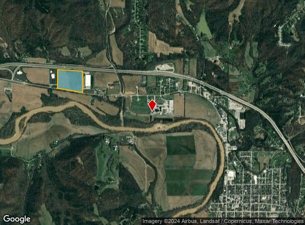  1360 Harrison Brookville Rd, West Harrison, IN Parcel Map