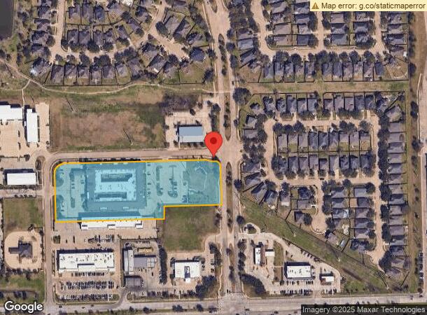  2907 Broadway Bend Dr, Pearland, TX Parcel Map