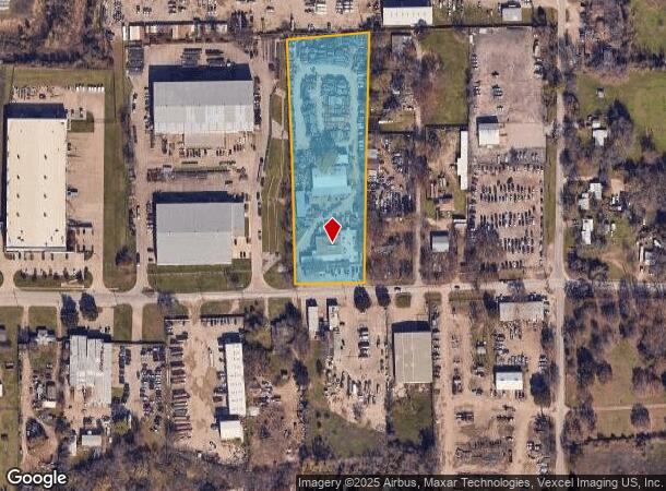  1400 W Shady Grove Rd, Grand Prairie, TX Parcel Map